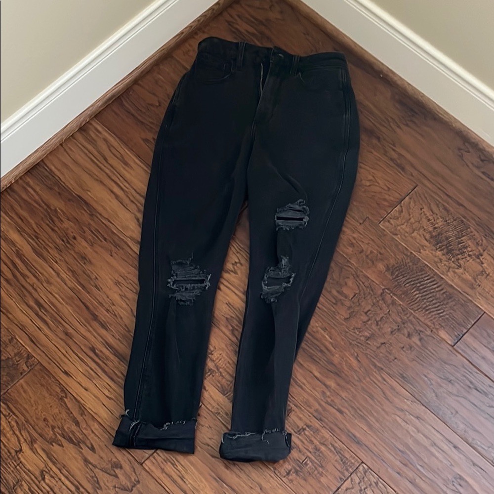 Black Hollister mom Jeans